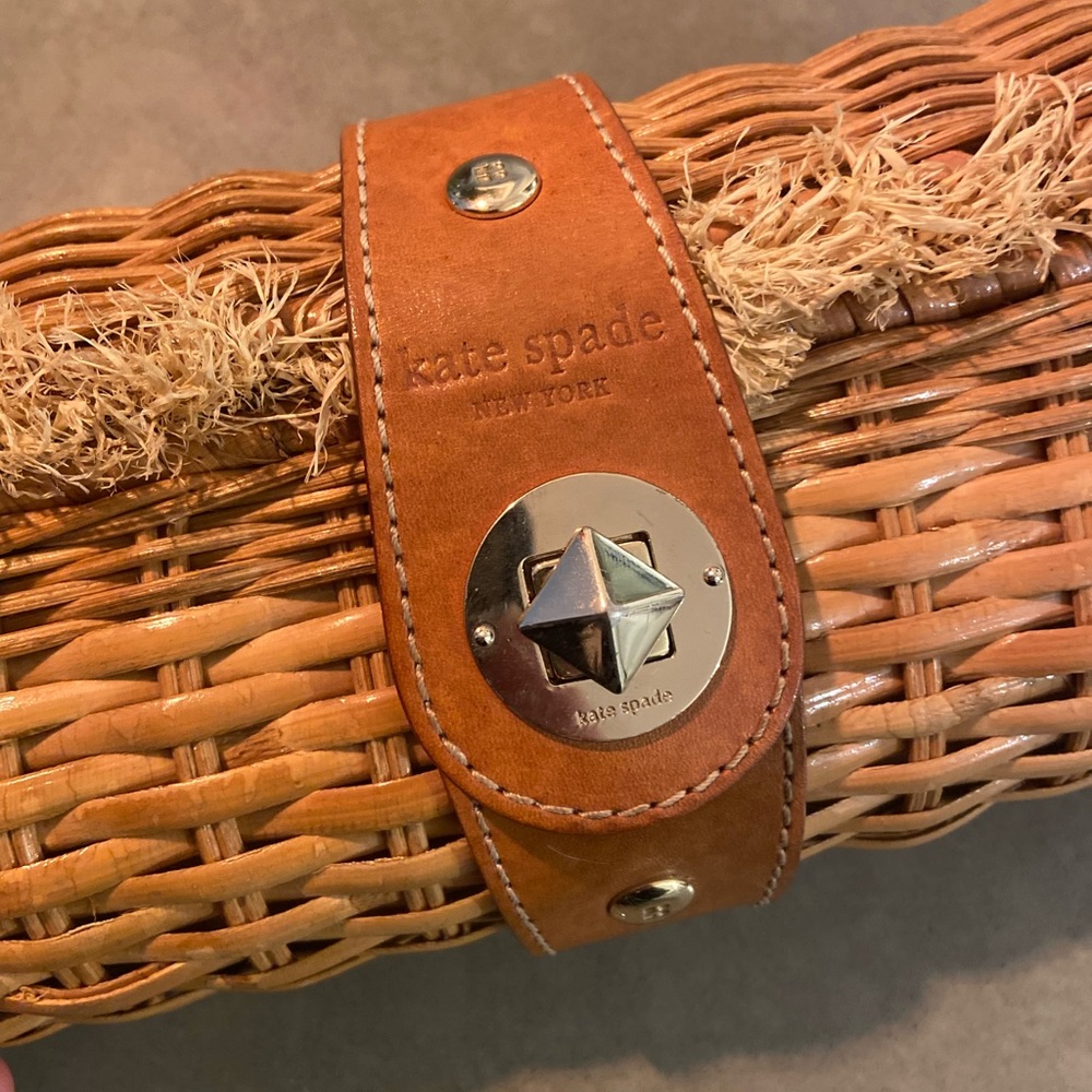 Kate Spade Rattan Clutch